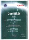 Certifikát ČSN EN 62305-1 až 4, ed. 2